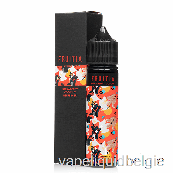 Vape Smaken Aardbei Kokosnoot Opfrisser - Fruitia - 60ml 0mg